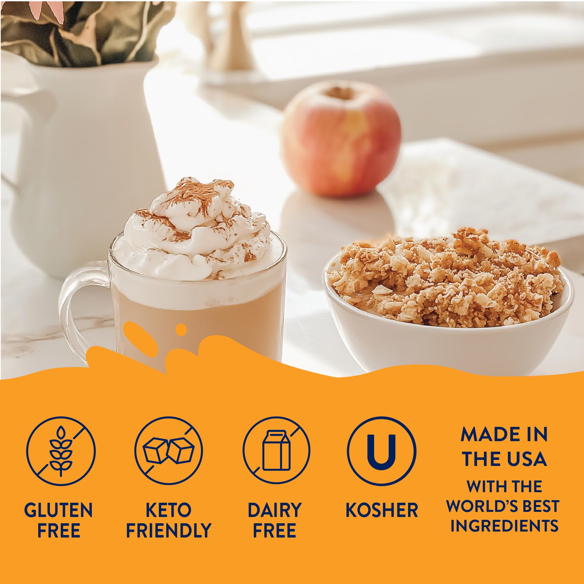 Jordan's Skinny Mixes Sugar Free Coffee Syrup, Holiday Fall Syrup Trio Coffee Flavoring Syrup, Zero Calorie Drink Mix for Lattes, Baking, Protein Shake, Dairy & Gluten Free, Kosher,12.7 Fl Oz, 3 Pack