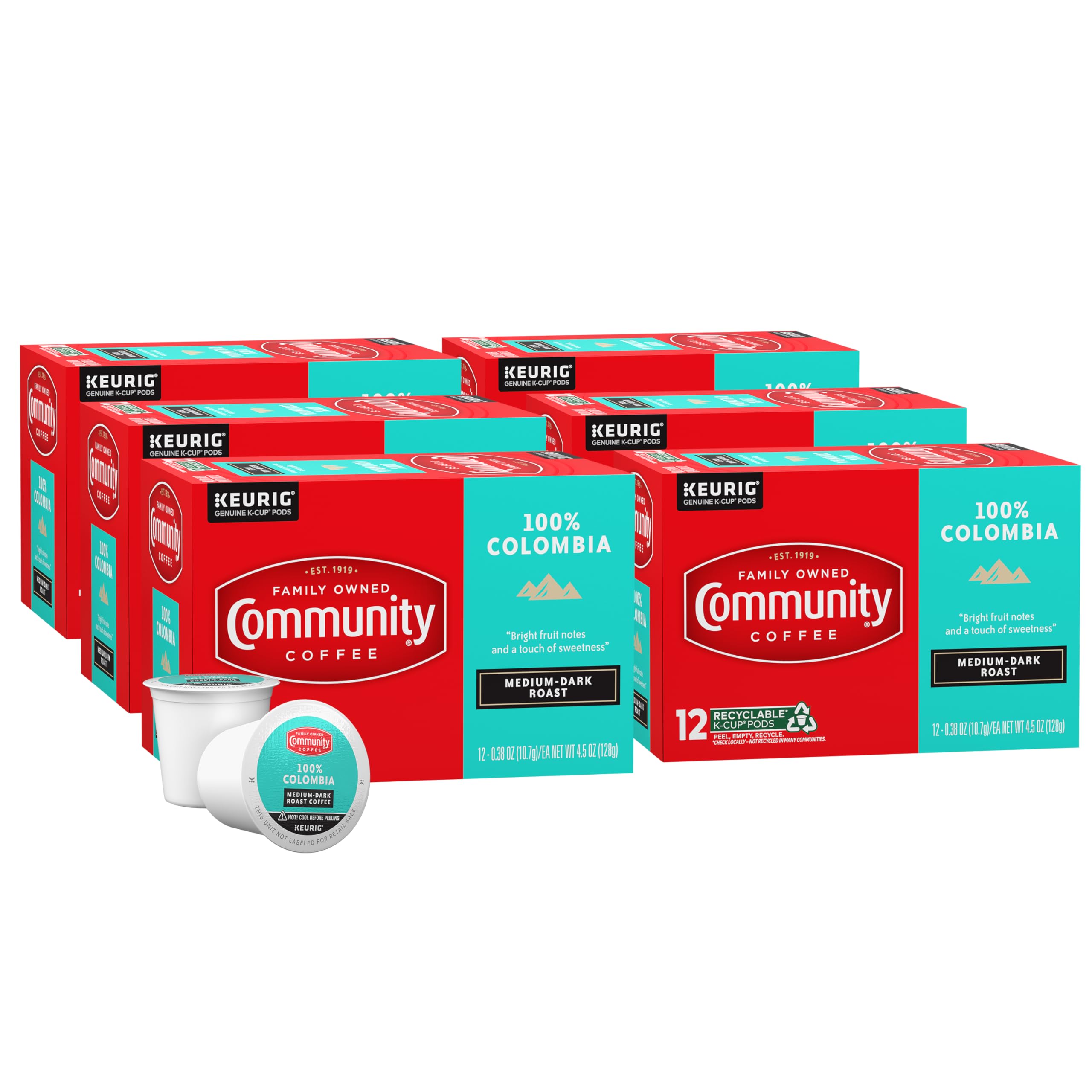 Community Coffee Café Special Medium-Dark Roast Single Serve Keurig K-Cup Pods 32 ct Box