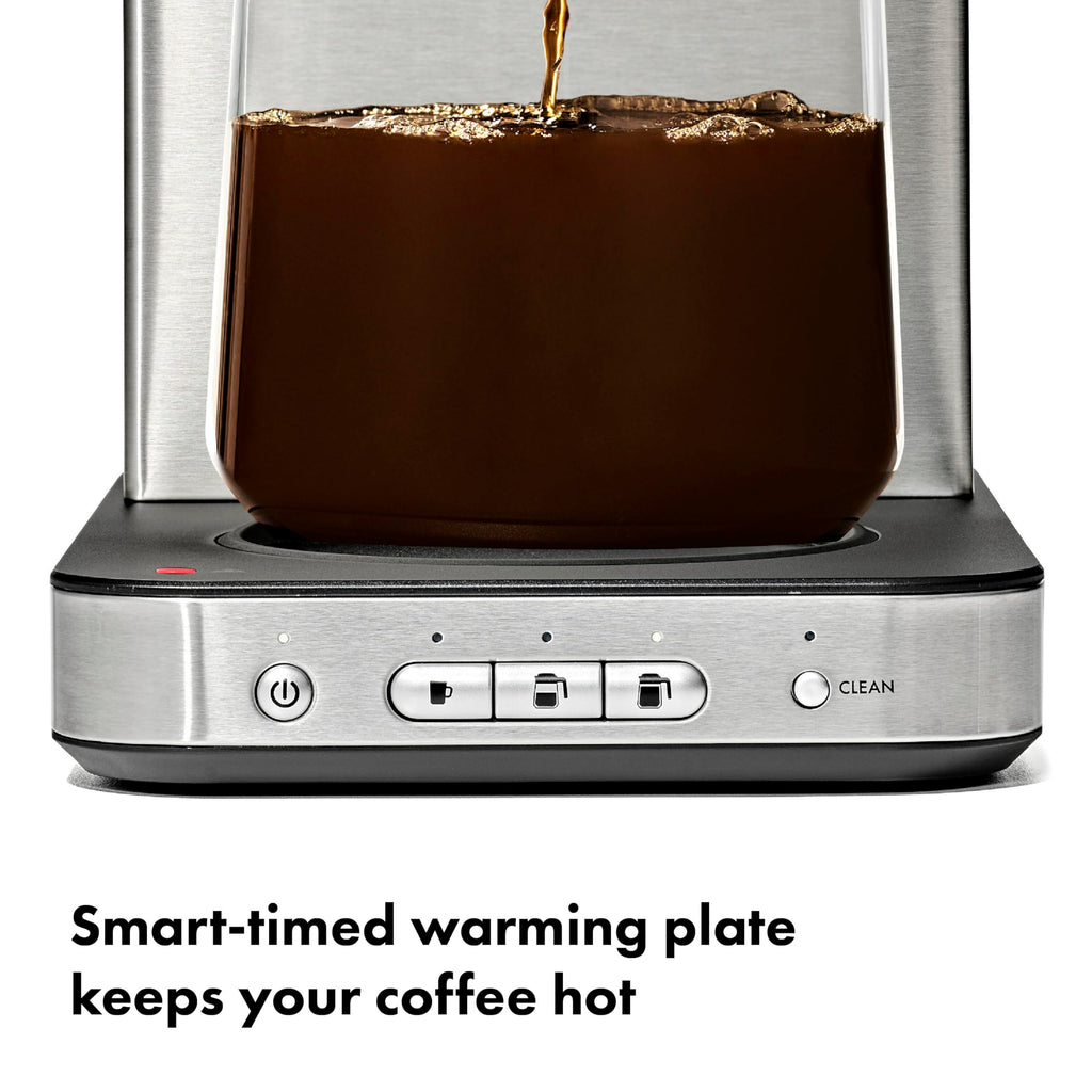 OXO Brew 8-Cup Coffee Maker - Single-Serve & Carafe, Thermal Stainless Steel, SCA Certified