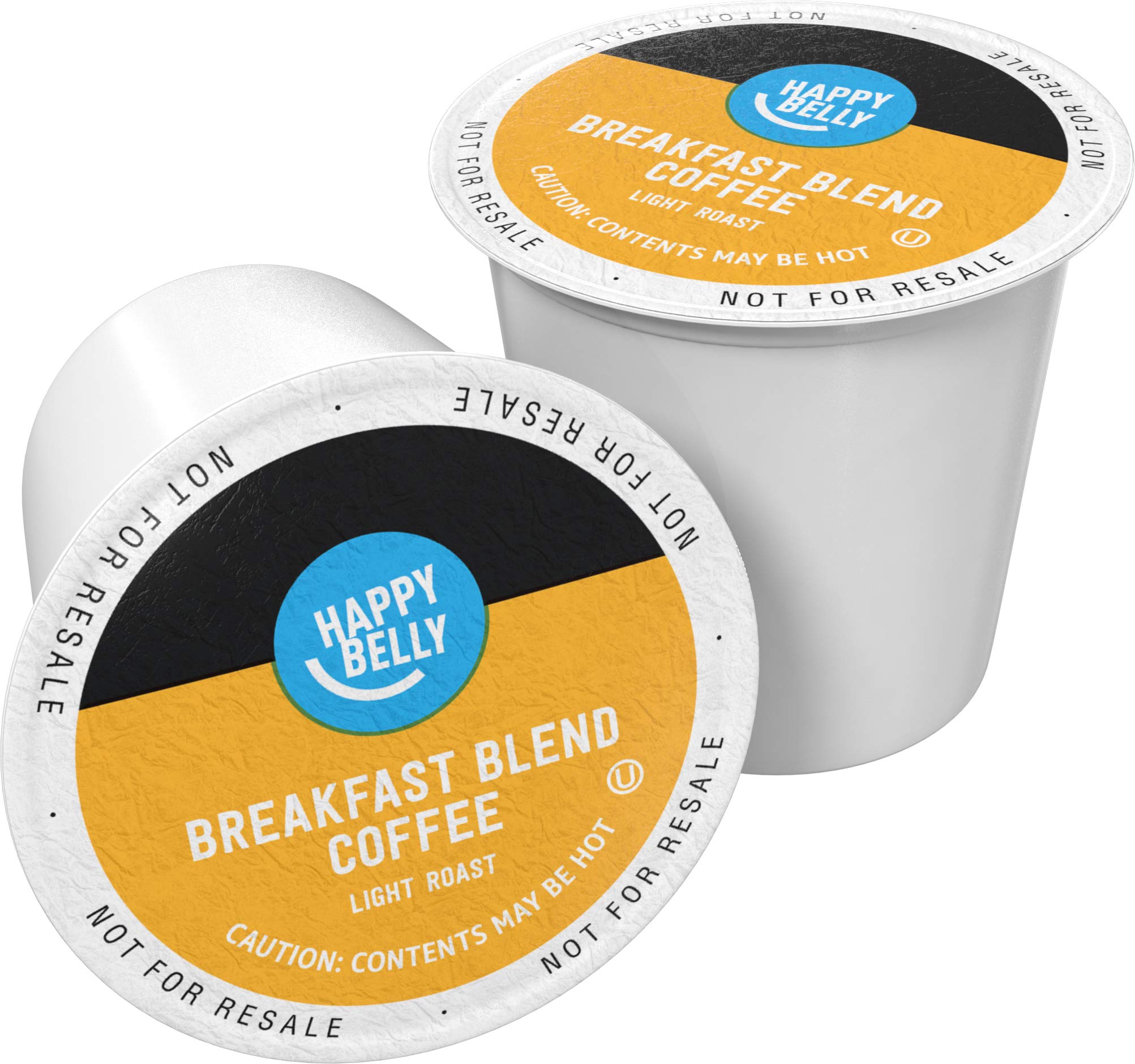 Amazon Brand - Happy Belly Dark Roast Coffee Pods, French Roast, Compatible with Keurig 2.0 K-Cup Brewers, 100 Count