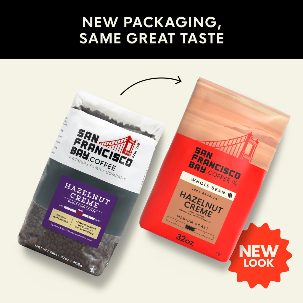 San Francisco Bay Coffee - Medium-Dark Roast Whole Bean Coffee - Fog Chaser (2 lb bag)