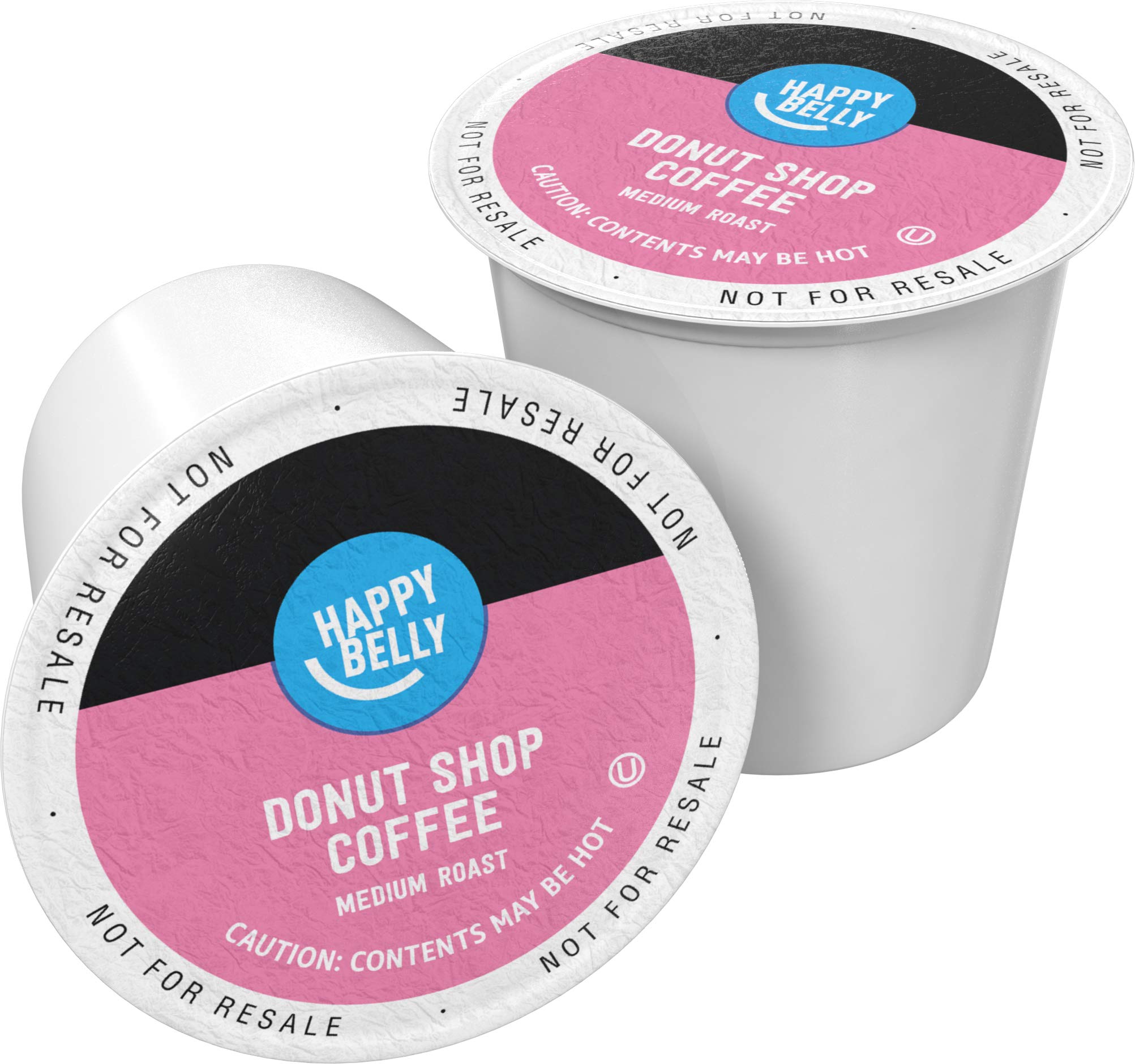 Amazon Brand - Happy Belly Dark Roast Coffee Pods, French Roast, Compatible with Keurig 2.0 K-Cup Brewers, 100 Count