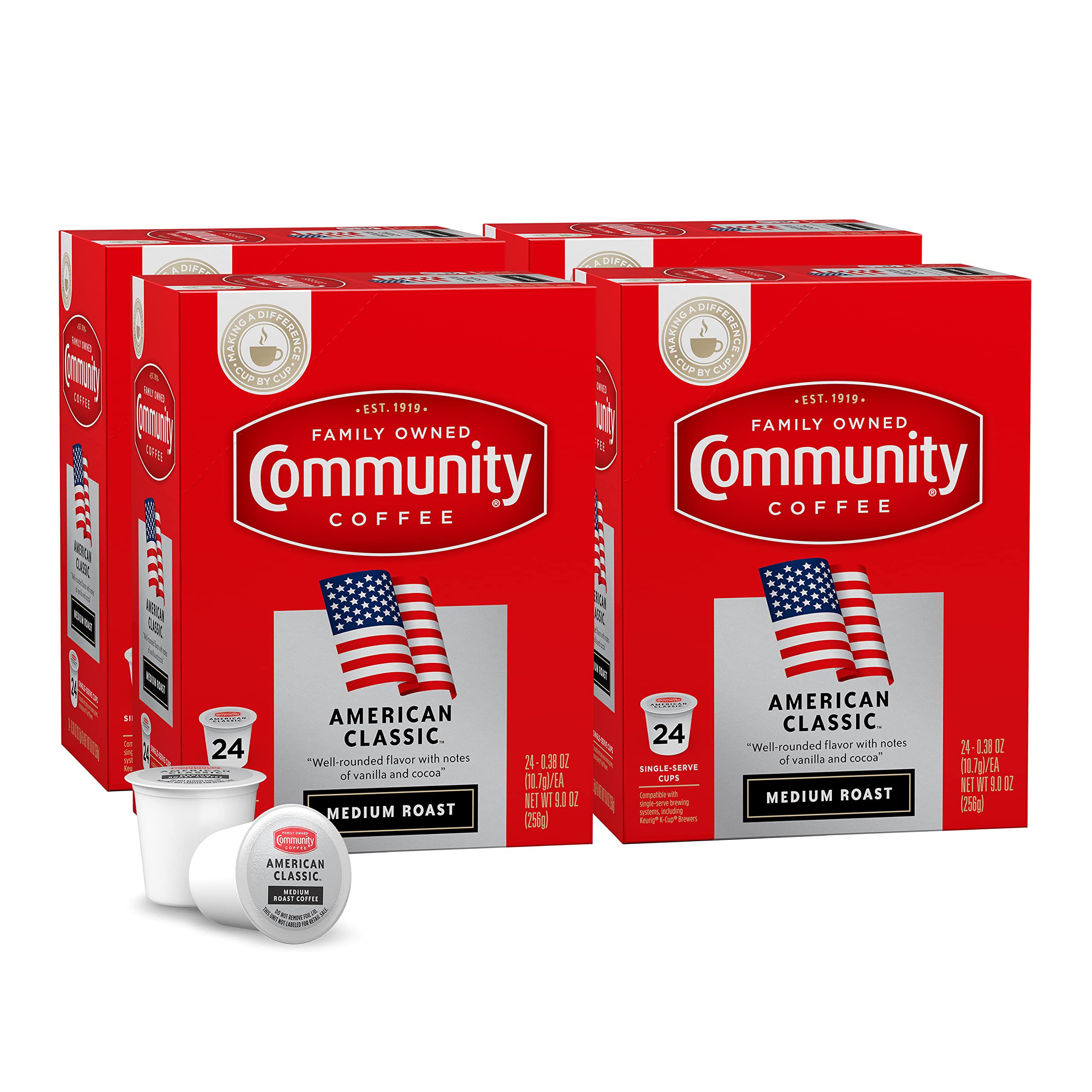 Community Coffee Café Special Medium-Dark Roast Single Serve Keurig K-Cup Pods 32 ct Box