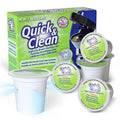 Quick & Clean [6-Pack] Keurig Cleaning Pods - K Cup Cleaner Pod For Keurig - 2.0 Coffee Machine Compatible, Removes Stains, Non-Toxic and Eco-Friendly