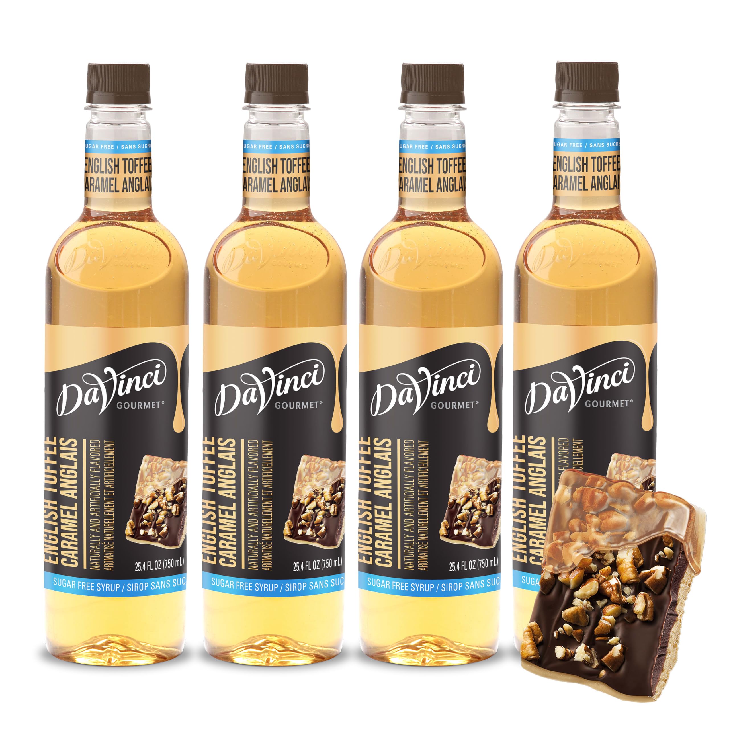 DaVinci Gourmet Sugar-Free Caramel Syrup, 25.4 Fluid Ounces (Pack of 1)