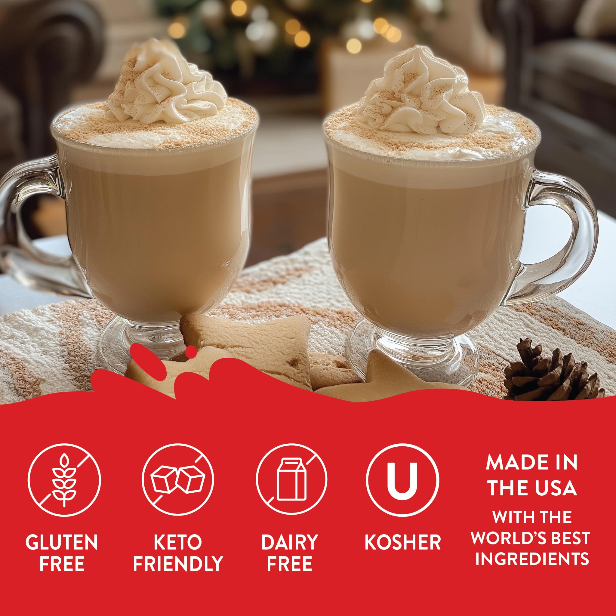 Jordan's Skinny Mixes Sugar Free Coffee Syrup, Holiday Fall Syrup Trio Coffee Flavoring Syrup, Zero Calorie Drink Mix for Lattes, Baking, Protein Shake, Dairy & Gluten Free, Kosher,12.7 Fl Oz, 3 Pack