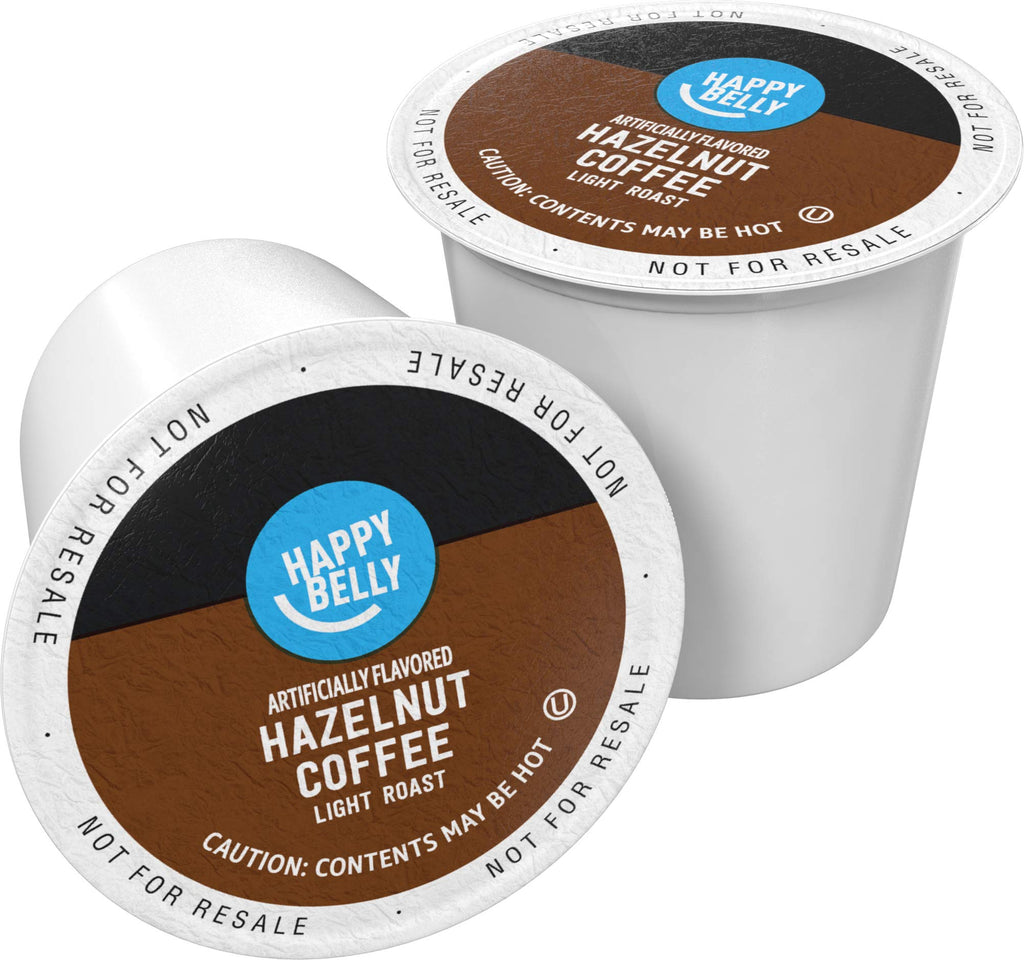 Amazon Brand - Happy Belly Dark Roast Coffee Pods, French Roast, Compatible with Keurig 2.0 K-Cup Brewers, 100 Count