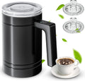 Milk Frother, 4-in-1 Milk Frother and Steamer, Large capacity Electric Milk Steamer, Automatic Cold and Hot Foam maker for Lattes, Cappuccinos at home