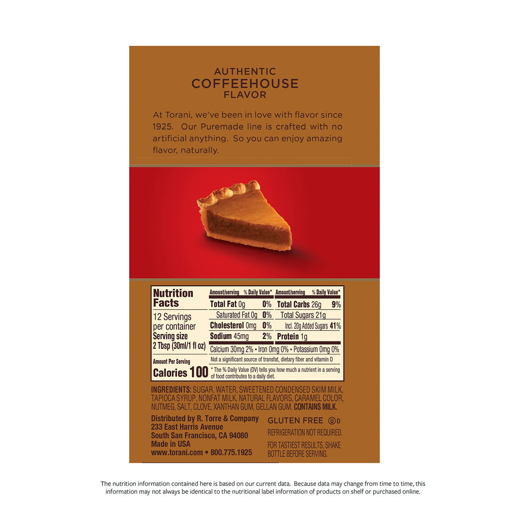 Torani Puremade Dessert & Drink Sauce Variety Pack, Chocolate Caramel, Dark Chocolate, White Chocolate & Caramel, 16.5 fl oz (Set of 4)
