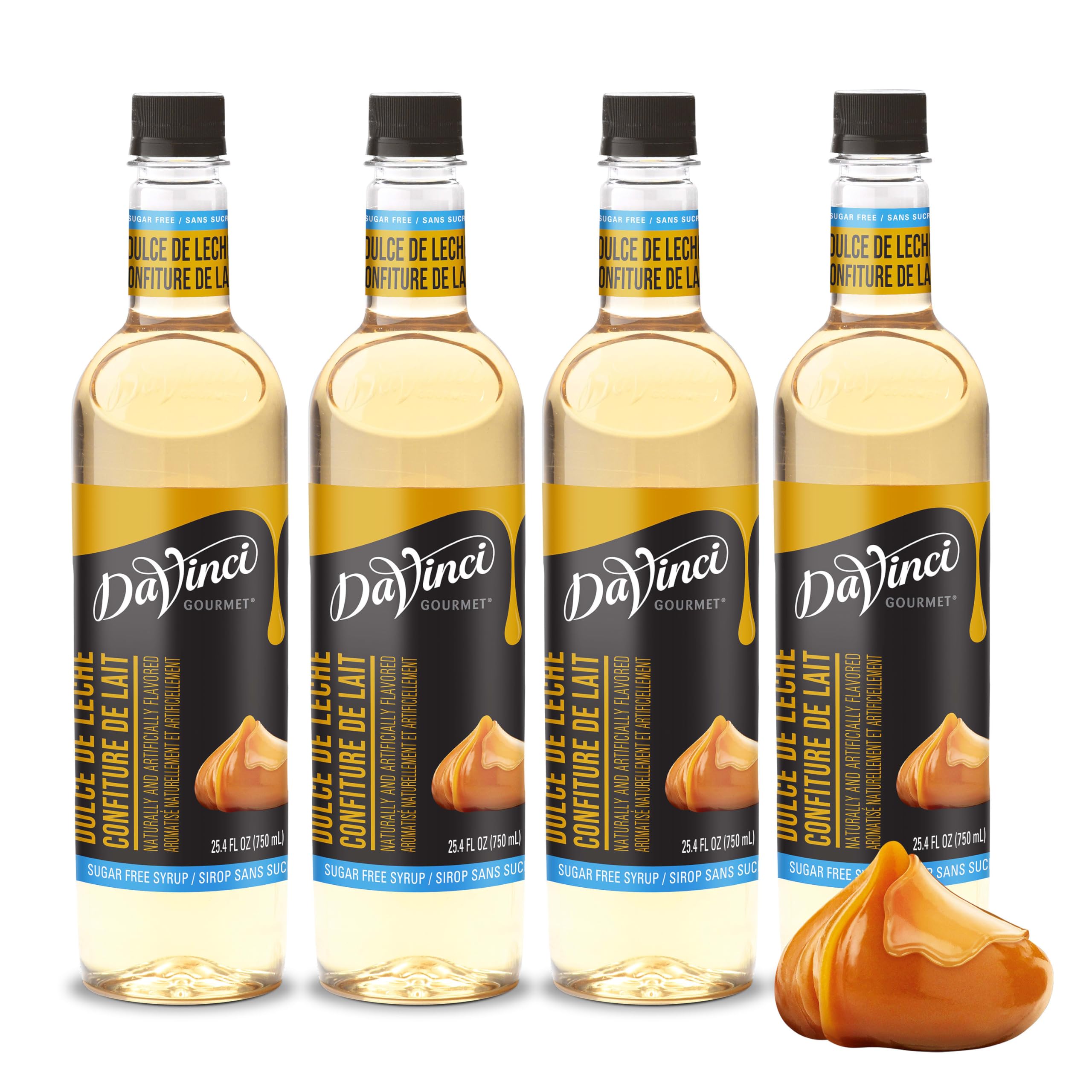 DaVinci Gourmet Sugar-Free Caramel Syrup, 25.4 Fluid Ounces (Pack of 1)