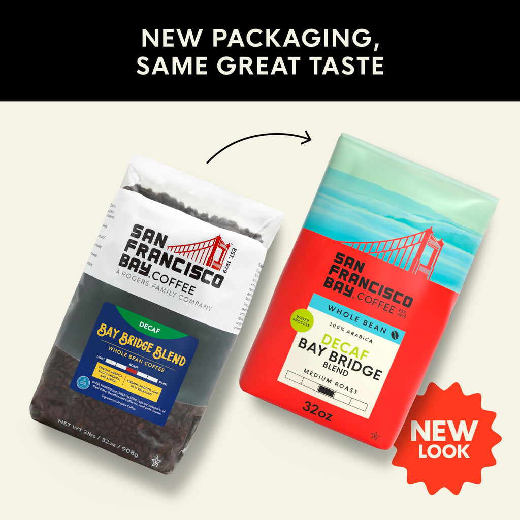San Francisco Bay Coffee - Medium-Dark Roast Whole Bean Coffee - Fog Chaser (2 lb bag)