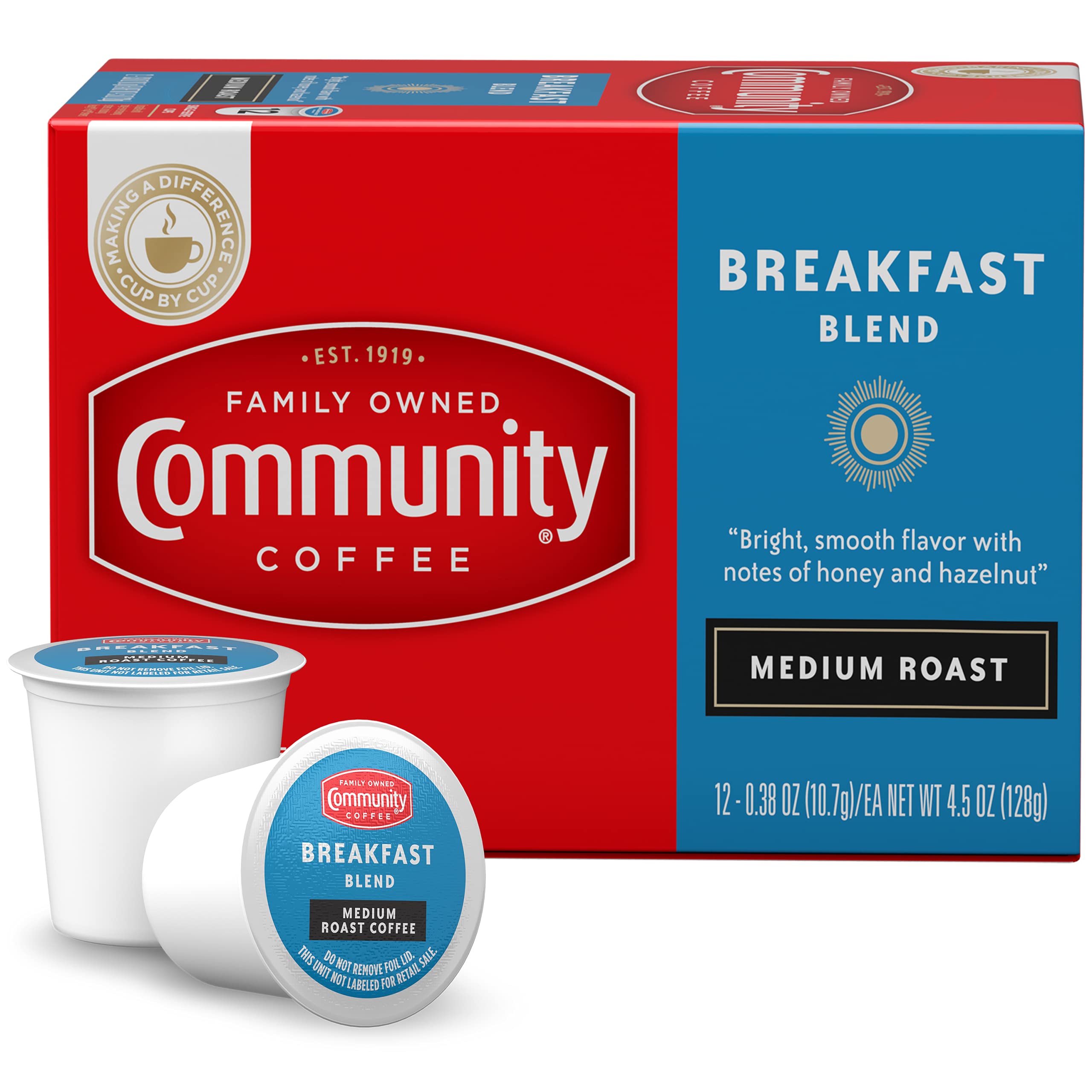 Community Coffee Café Special Medium-Dark Roast Single Serve Keurig K-Cup Pods 32 ct Box