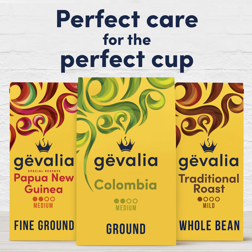 Gevalia House Blend Medium Roast 100% Arabica Ground Coffee, for a Keto and Low Carb Lifestyle, 20 oz Bag
