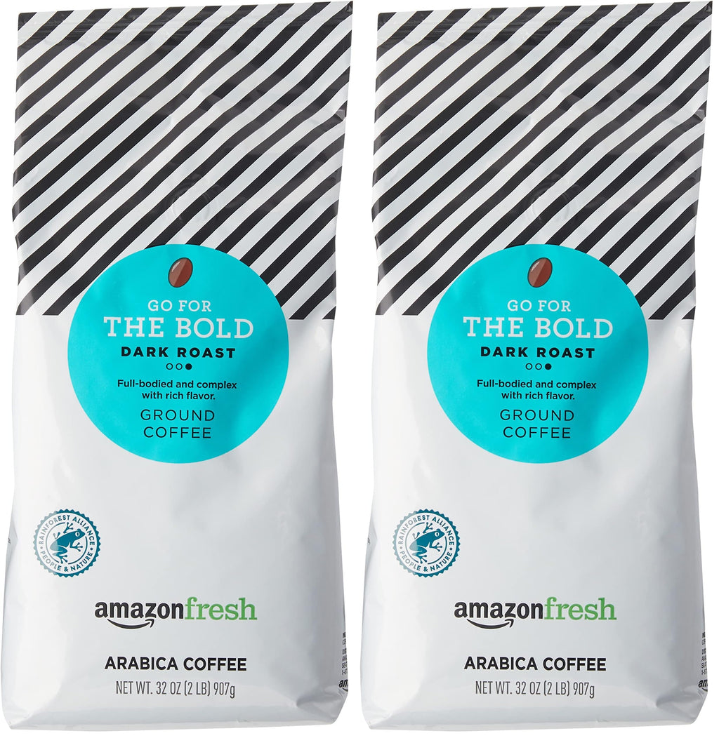 Amazon Fresh, Colombia Ground Coffee, Medium Roast, 32 Oz