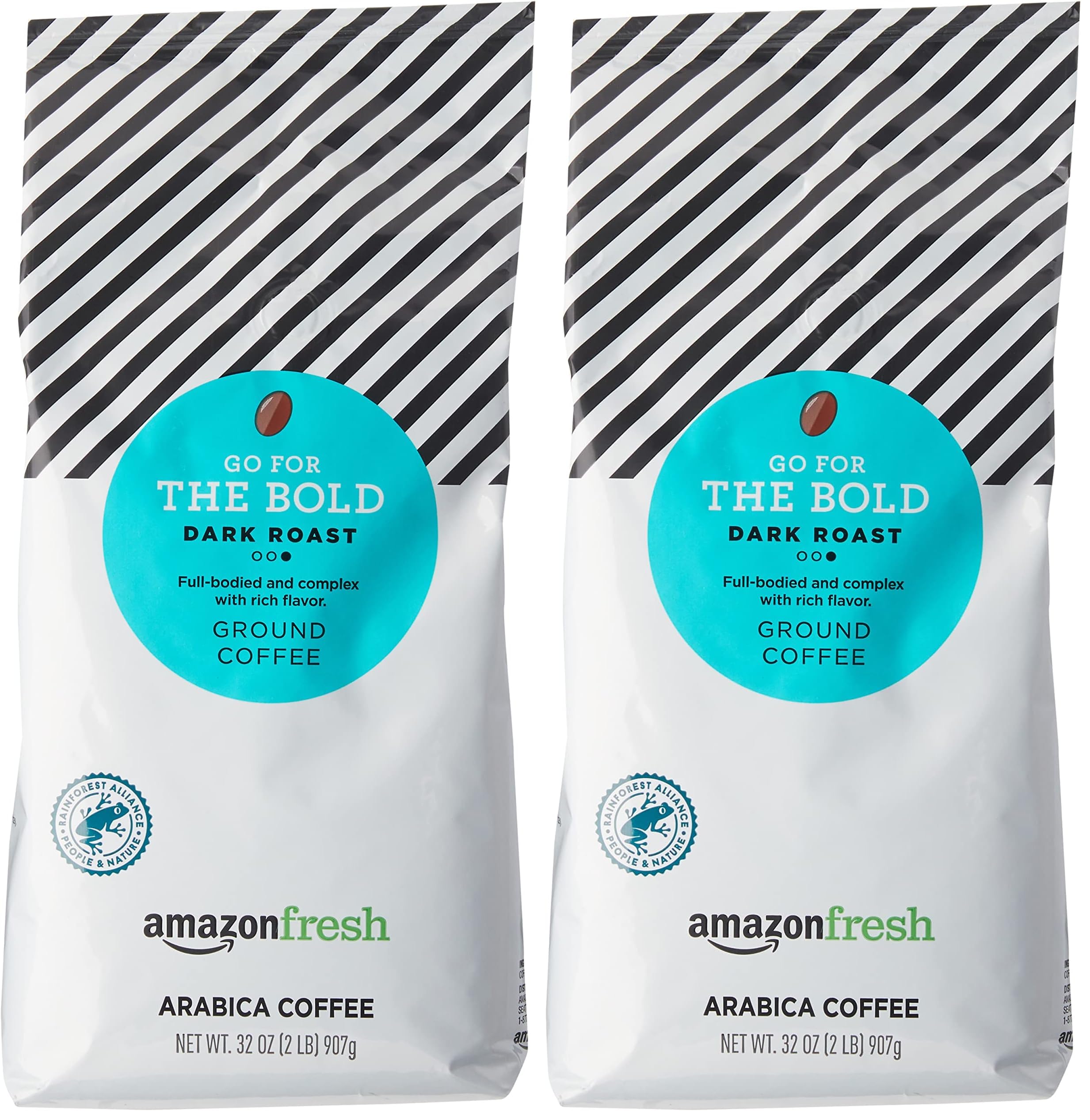 Amazon Fresh, Colombia Ground Coffee, Medium Roast, 32 Oz
