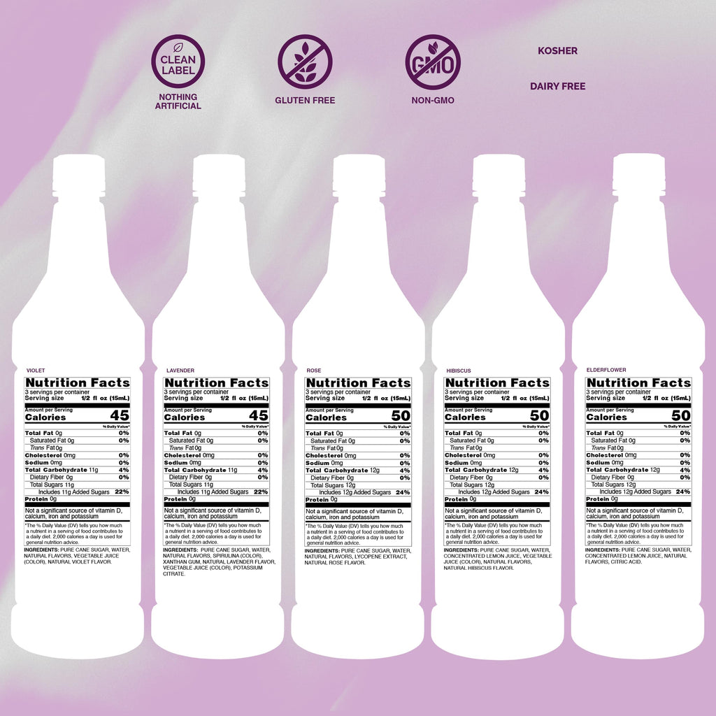 Monin - Gourmet Flavorings Coffee Collection (Caramel, Amaretto, Hazelnut, Irish Cream, Vanilla) | Clean Label, No Artificial Flavors, No Artificial Preservatives (5-pack, 50 ml each)