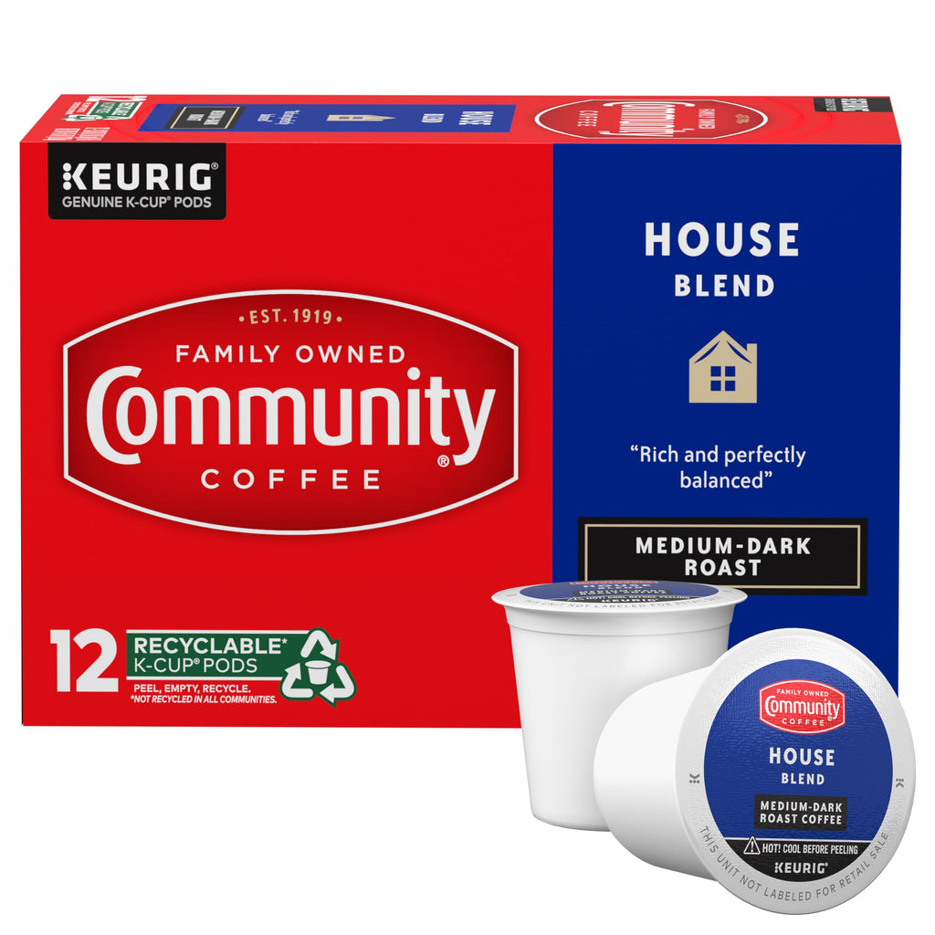 Community Coffee Café Special Medium-Dark Roast Single Serve Keurig K-Cup Pods 32 ct Box