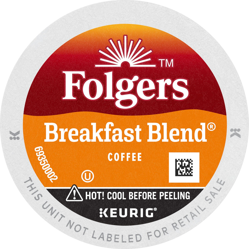 Folgers Black Silk, Dark Roast Coffee, Keurig K-Cup Pods, 12-Count Boxes (Pack of 6)