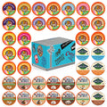Crazy Cups Flavored Coffee Pods Variety Pack for Keurig K Cups Brewers, Assorted Flavored Coffee Sampler, 40 Count