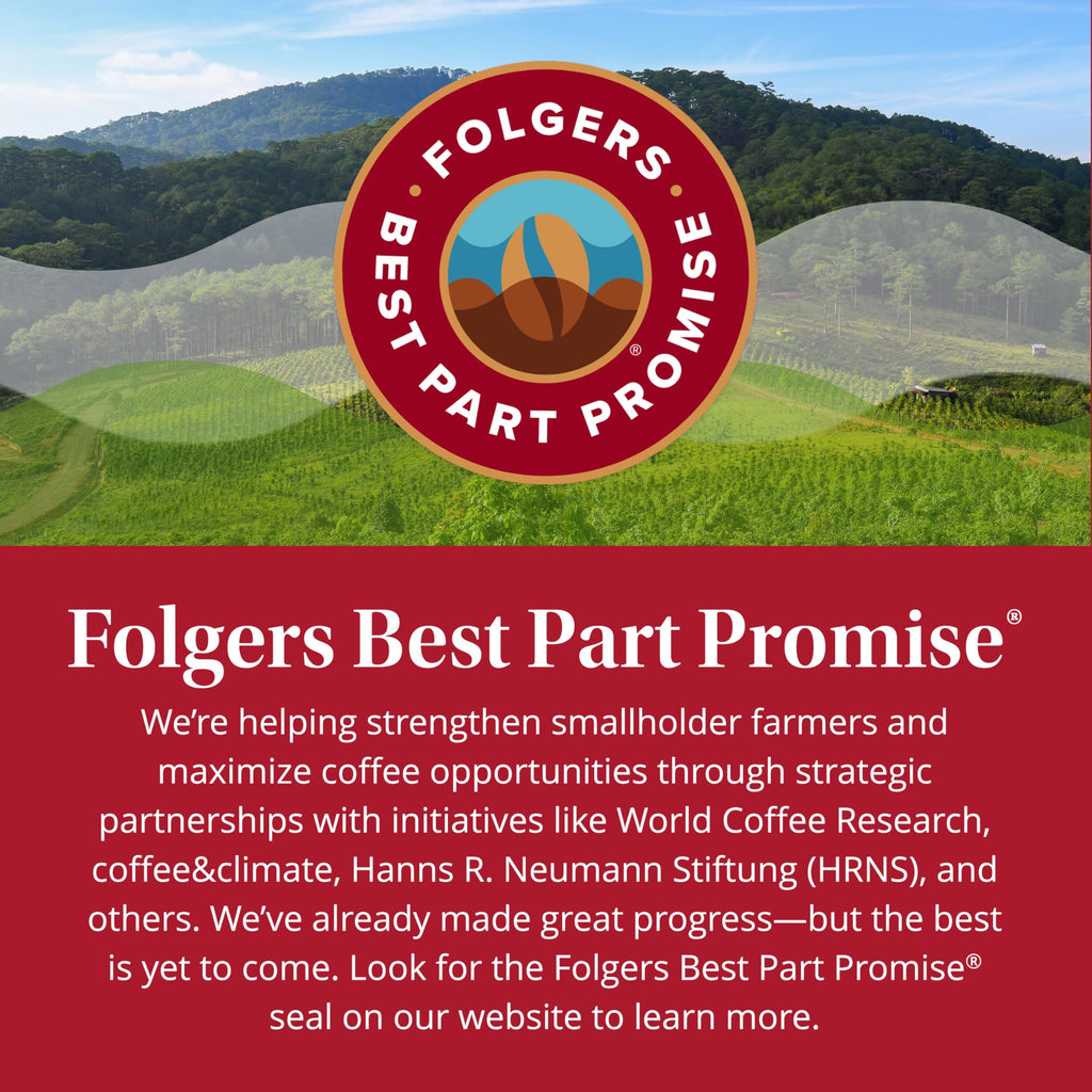 Folgers Black Silk, Dark Roast Coffee, Keurig K-Cup Pods, 12-Count Boxes (Pack of 6)