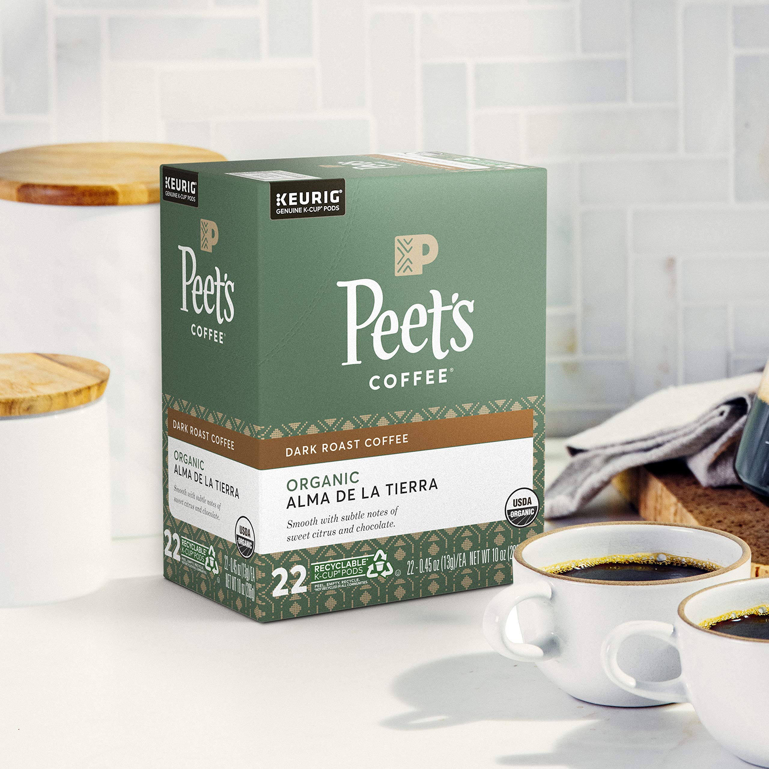 Peet's Coffee, Dark Roast Keurig K-Cup Pods, 100% Arabica Coffee - Major Dickason's Blend 75 Count (1 Box of 75 Pods)